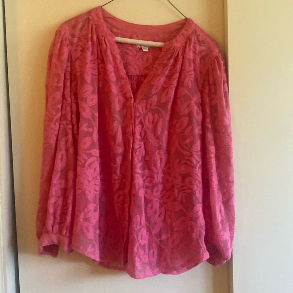 Blouse pink beautiful color worn once